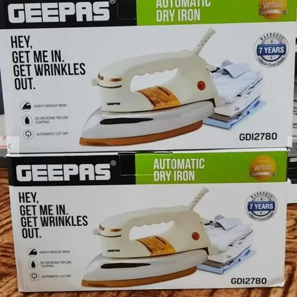 اتو سنگی جیپاس مدل Geepas Gdi2780 Automatic Dry Iron