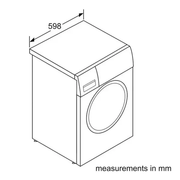ماشین لباسشویی 8 کیلو 1600 دور بوش WAW32560ME Bosch Washing Machine
