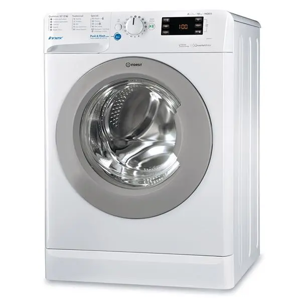 ماشین لباسشویی ایندزیت مدل bwe 101484 XW SSS IT ظرفیت 10 کیلوگرم Indesit Washing Machine Kg