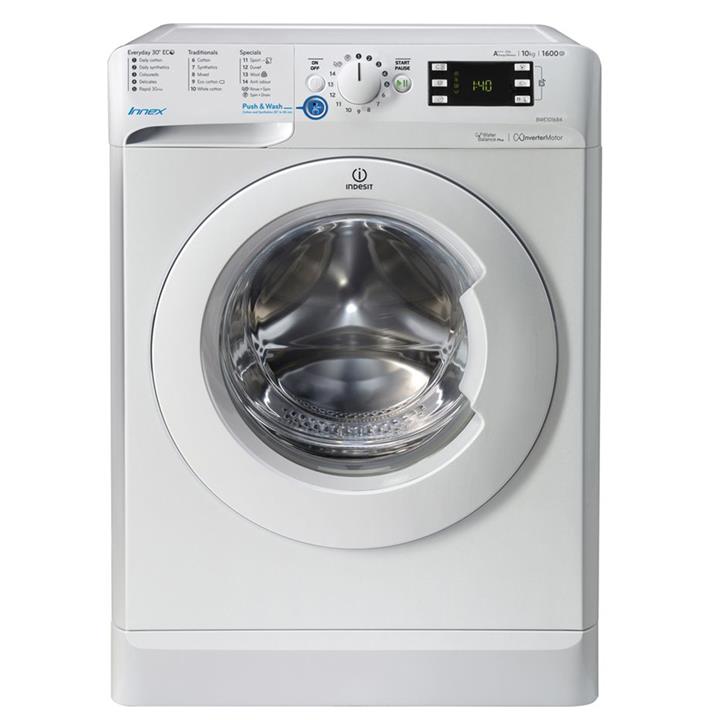 ماشین لباسشویی ایندزیت مدل bwe 101684 W UK ظرفیت 10 کیلوگرم Indesit Washing Machine Kg