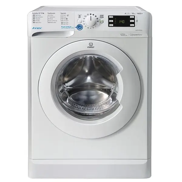 ماشین لباسشویی ایندزیت مدل bwe 101684 W UK ظرفیت 10 کیلوگرم Indesit Washing Machine Kg