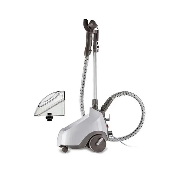 اتو ایستاده کنوود مدل GSP 65 Kenwood Garment Steamer 1500W with 2L Water Tank Capacity, Rotary Wheels, Folding Rack, Trouser Press, Glove GSP65.000WH White