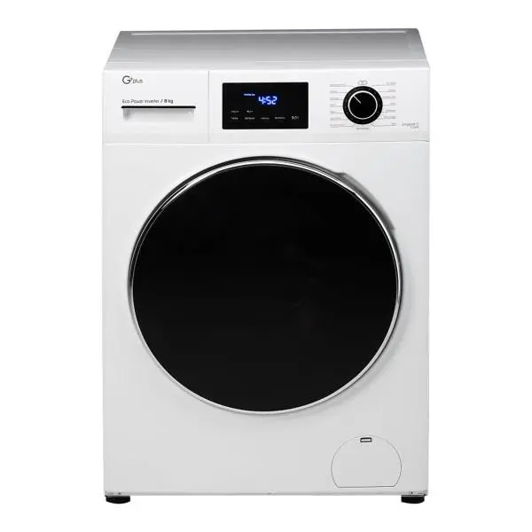 ماشین لباسشویی جی پلاس مدل J8470W ظرفیت 8 کیلوگرم Gplus Washing Machine 8kg