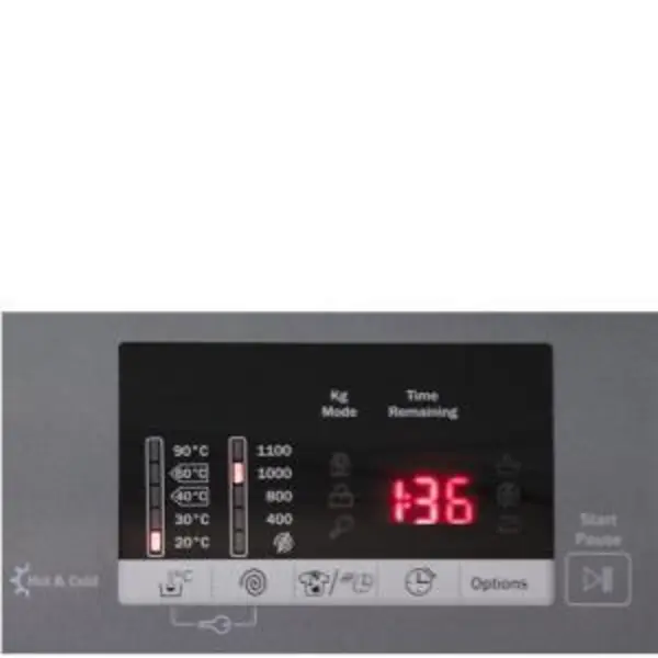 زیرووات ماشین لباسشویی مدل OZ-1174 ظرفیت 7 کیلوگرم Zerowatt OZ-۱۱۷۴ Washing Machine ۷ Kg