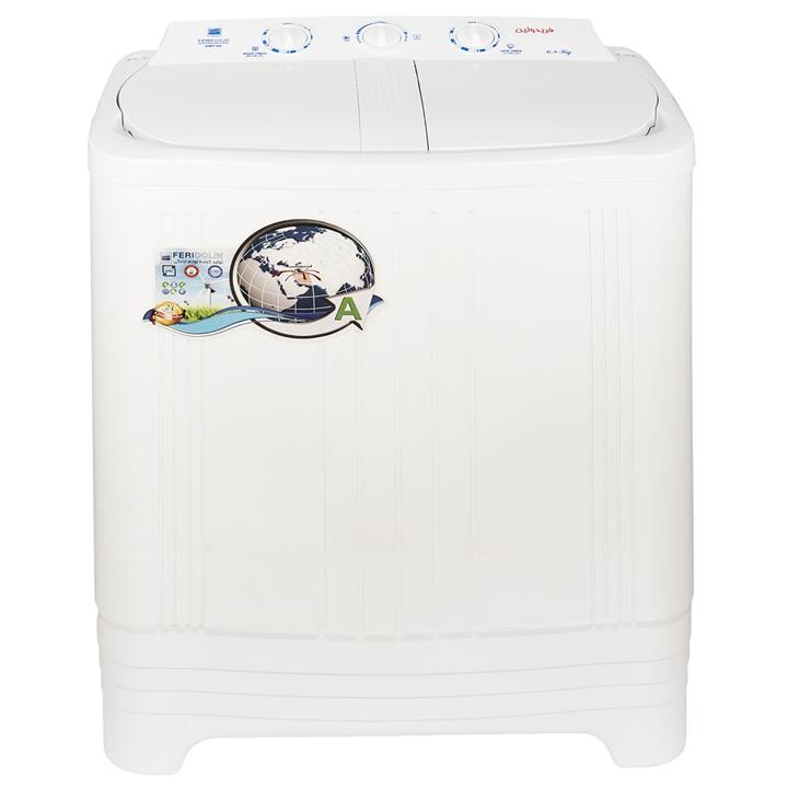 ماشین لباسشویی سفید فریدولین مدل SWT68 با ظرفیت 6.8 کیلوگرم Feridolin Washing Machine- 6.8Kg