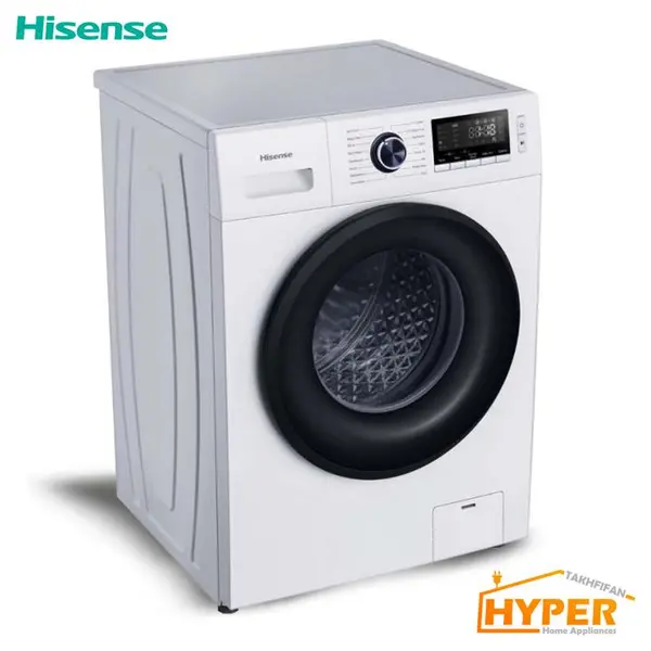ماشین لباسشویی درب از جلو هایسنس مدل WFKV8010 D