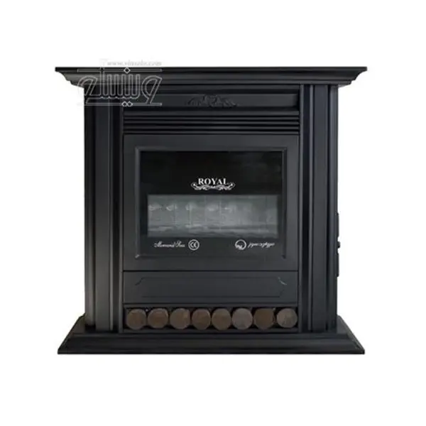 بخاری گازی مروارید سوز شرق طرح شومینه رویال 28000 Morvarid Sooz Shargh Royal Fireplace Gas Heater