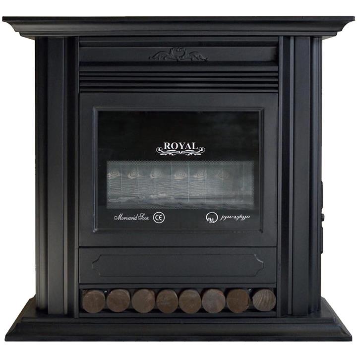 بخاری گازی مروارید سوز شرق طرح شومینه رویال 28000 Morvarid Sooz Shargh Royal Fireplace Gas Heater