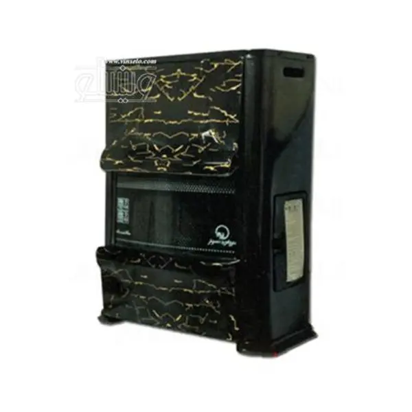 بخاری گازی مروارید سوز شرق طرح شومینه فروزان 8000 گرافیک