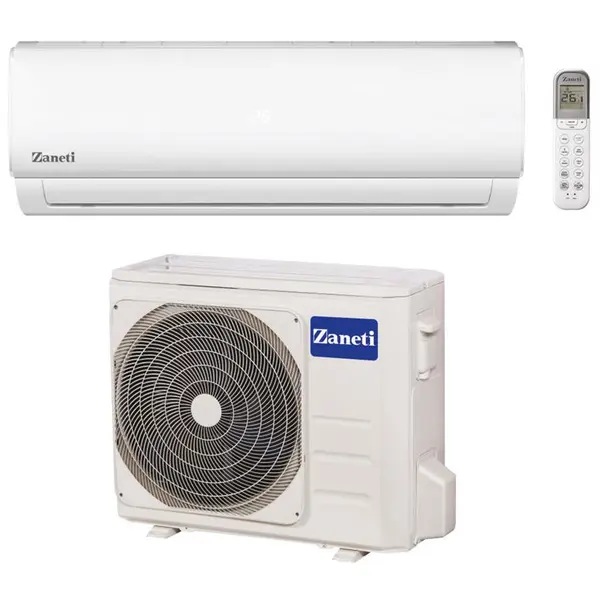 کولر گازی 12000 زانتی Zaneti دیواری سرمایش و گرمایش ZMSA-12HO1RAFA