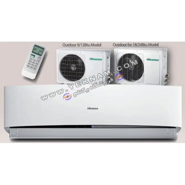 کولر گازی هایسنس 30000 مدل HIH-30VQ Hisense