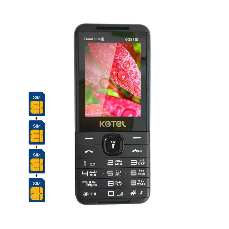 گوشی موبایل KGTEL مدل KG5310 با چهار سیم‌ کارت