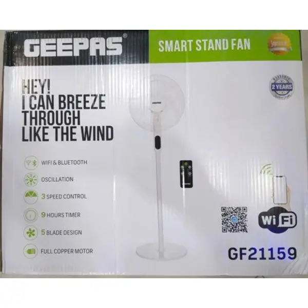 پنکه جیپاس ایستاده کنترل دار مدل Geepas-GF21159