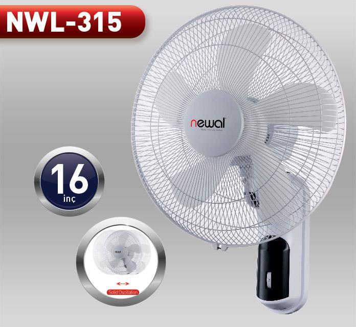 پنکه دیواری نیوال مدل NWL-315 Newal Wall Fan