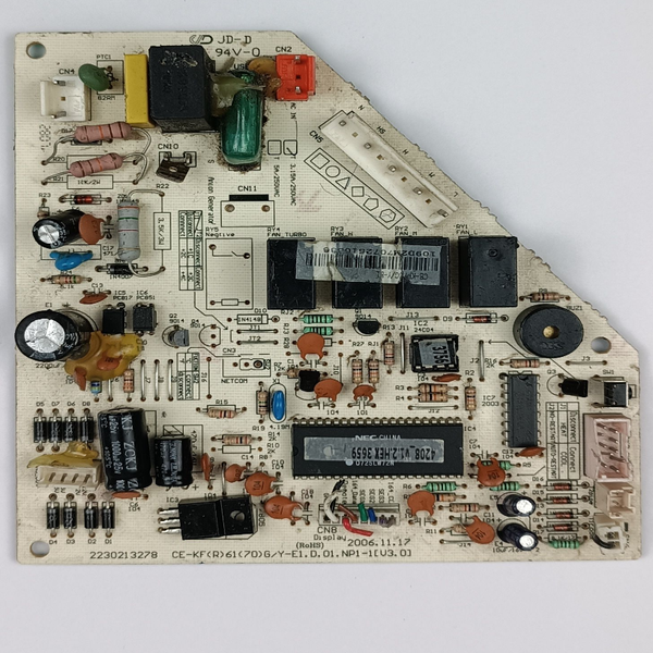 برد کولر اسپلیت الجی.سامسونگ.اوجنرال.میتسوبیشی.توشیبا.پاناسونیک CE-KF(R)61(70)G/Y-E1.D.01.NP1-1(V3.0)