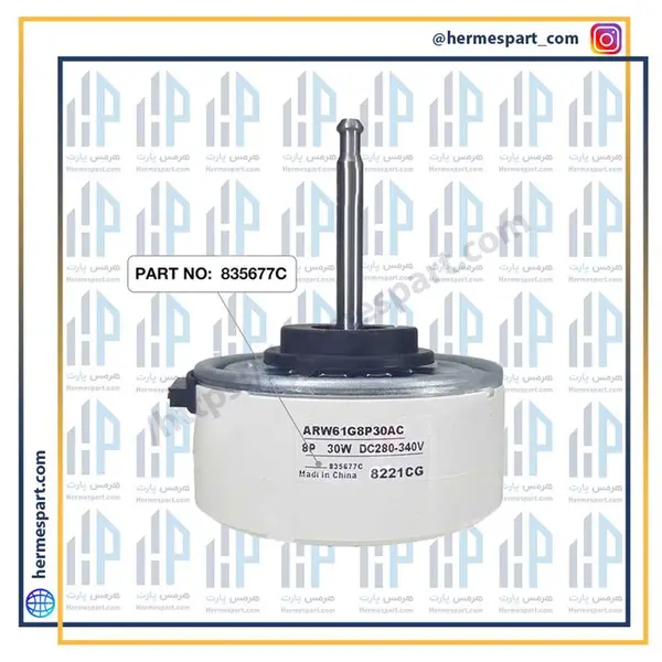 موتور فن داخلی کولر گازی پاناسونیک 18 هزار مدل ARW61G8P30AC - 2