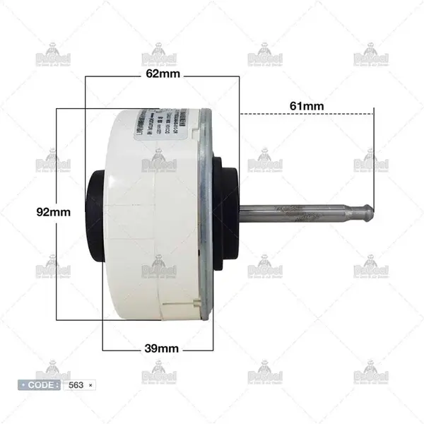 موتور فن داخلی 30 وات DC مدل RD-310-30-8A کولر پاناسونیک - 2