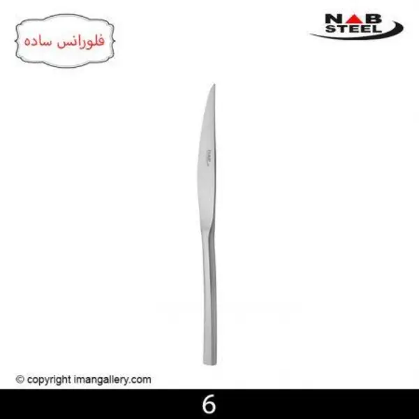 کارد استیک ناب استیل مدل فلورانس براق - 3