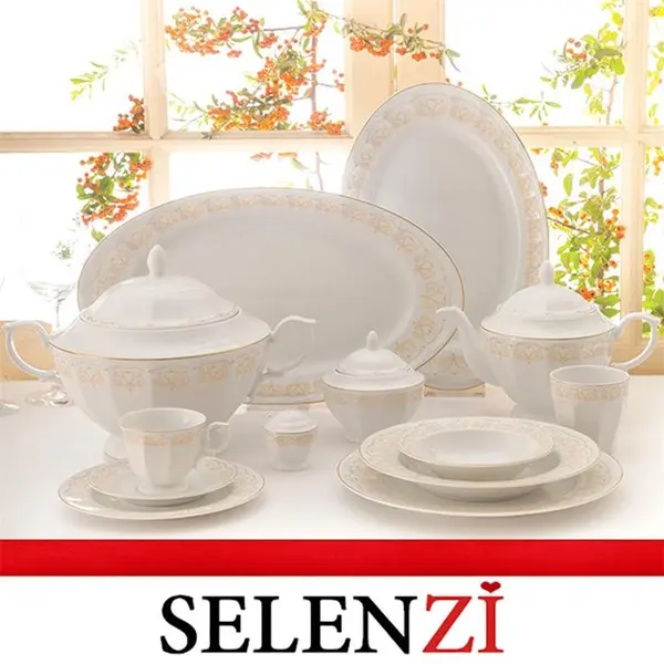 سرویس غذاخوری زرین 103 پارچه 12 نفره سری نئوکلاسیک طرح هیلدا درجه عالی - 4