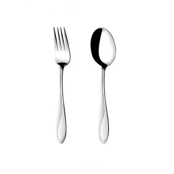 سرویس قاشق و چنگال 12 پارچه ناب استیل مدل سلیا - 2