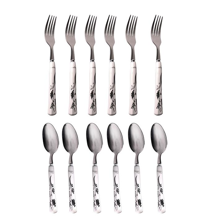 سرویس قاشق و چنگال 12 پارچه یونیک مدل 5606 Unique 5606 Cutlery Set 12 Pieces