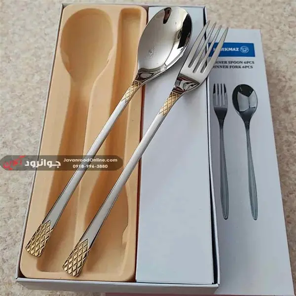 قاشق چنگال کرکماز طرح مدونا جعبه 12 عددی 5 میل Korkmaz M12 - 2