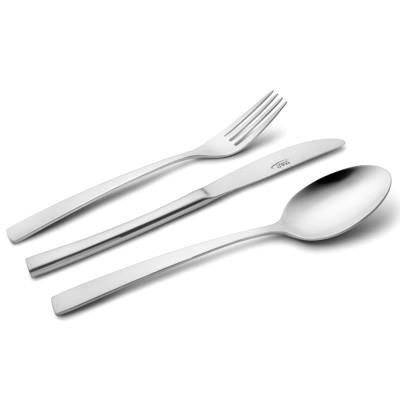 سرویس قاشق و چنگال 136 پارچه ناب استیل مدل فلورانس ساده Nab Steel Felorance Cutlery Set 136 Pcs