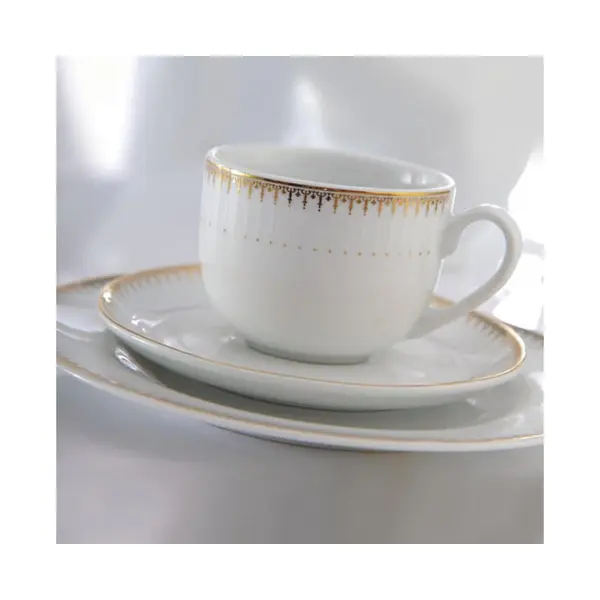 سرویس غذاخوری زرین 28 پارچه 6 نفره سری ایتالیا اف طرح سپیدار درجه عالی Zarin Iran Italia F Sepidar 28 Pieces Porcelain Dinnerware Set Top Grade
