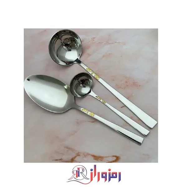 سرویس قاشق و چنگال 30 نفره 151 پارچه رزنتال نیمه طلایی