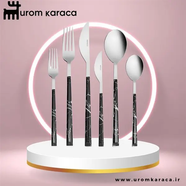 سرویس قاشق و چنگال 36 پارچه کاراجا مدل Leda - 2