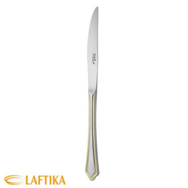 کارد استیک ناب استیل ونیز دورطلایی 6 عدد - 2