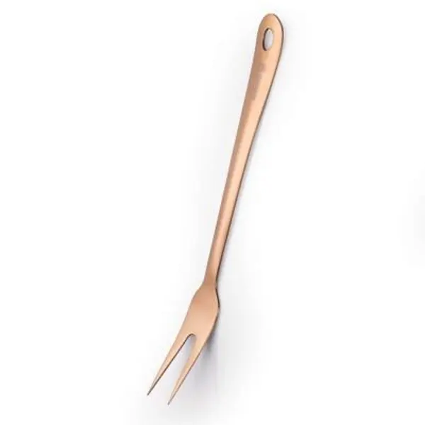 چنگال سرو رزگلد تویستی کرکماز کد 663 چنگال کرکماز مدل Korkmaz Twisty Rosa Gold Servis Çatalı A663 - 2
