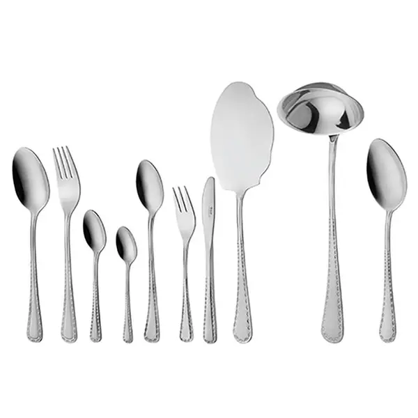 سرویس قاشق چنگال 98 پارچه ناب استیل مدل برلین براق - 2