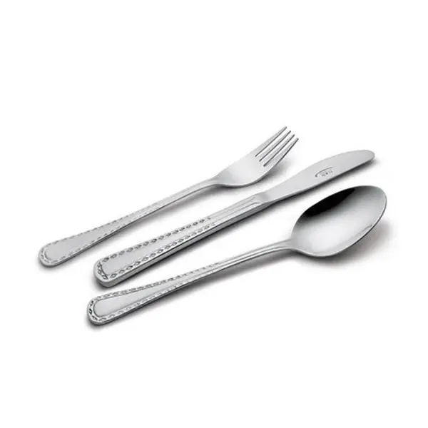 سرویس قاشق چنگال 98 پارچه ناب استیل مدل برلین براق - 5