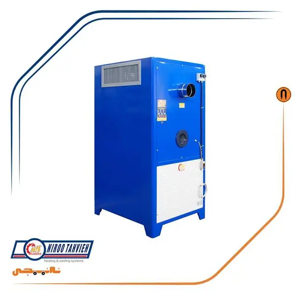 کوره هوای گرم ۱۰۰ هزار فن سانترفیوژ نیرو تهویه البرز مدل KHG100 - 2