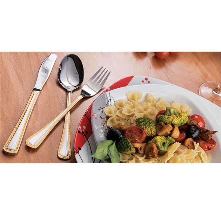 قاشق و چنگال ناب استیل مدل سلیا Nab Steel Selia Spoon and Fork