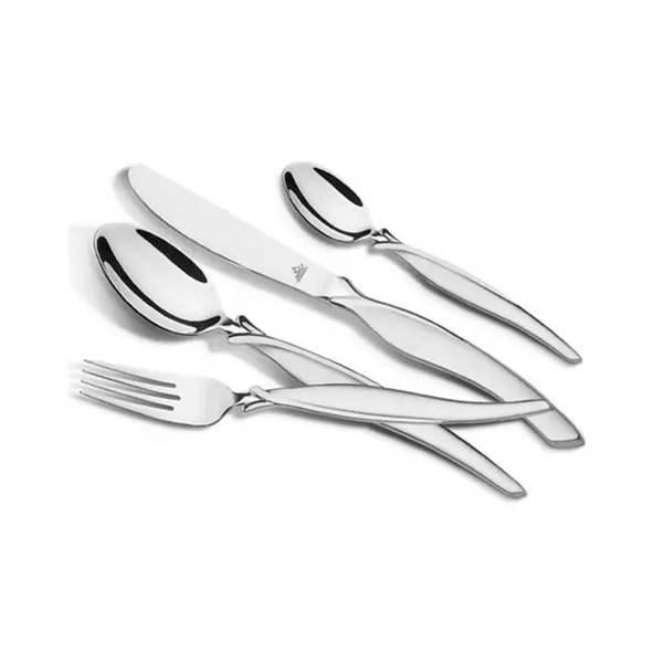 سرویس قاشق چنگال ۱۴۵ نقره ای عرشیا مدل TM145S-2094 - 2