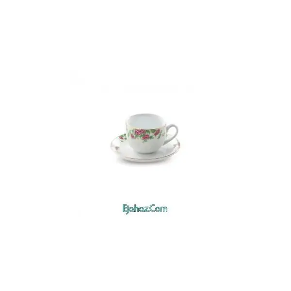 چایخوری چینی زرین 12 پارچه ایتالیا اف بیدگل درجه عالی - 3