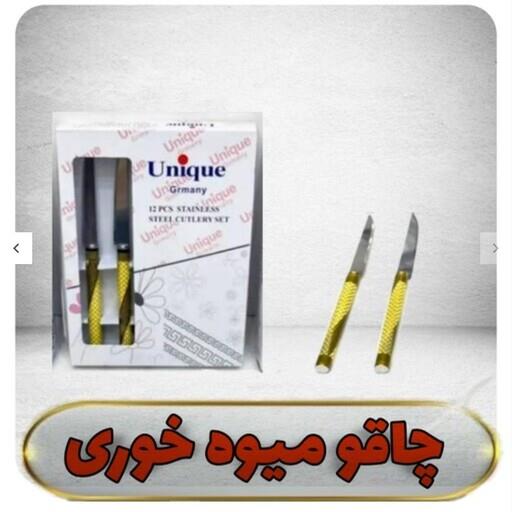 چاقو میوه خوری  یونیک آلمان بسته 12 تایی