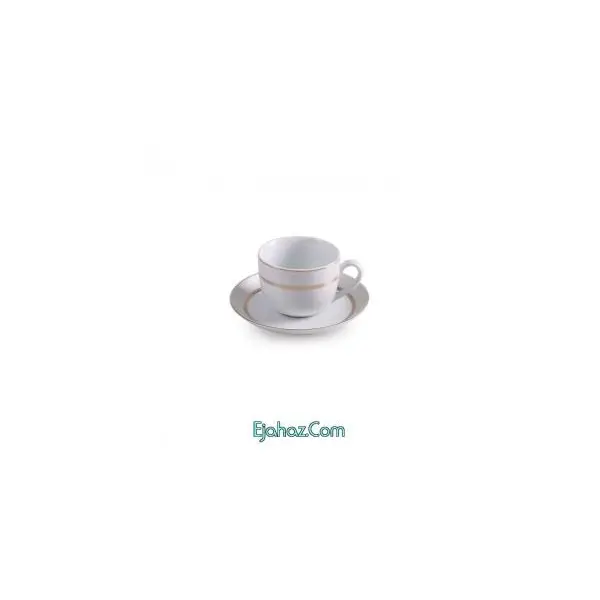 سرویس چای خوری 12 پارچه چینی زرین ایران مدل هدیه طلایی درجه عالی