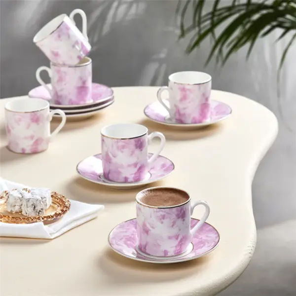 سرویس قهوه خوری 12 پارچه کاراجا مدل Kuvars