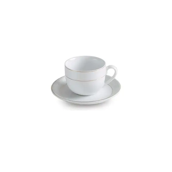 چایخوری چینی زرین 12 پارچه ایتالیا اف سپید صدف درجه یک Zarin Iran Porcelain Inds Italia F Sepid Sadaf 12 Pieces Tea Set High Grade - 2