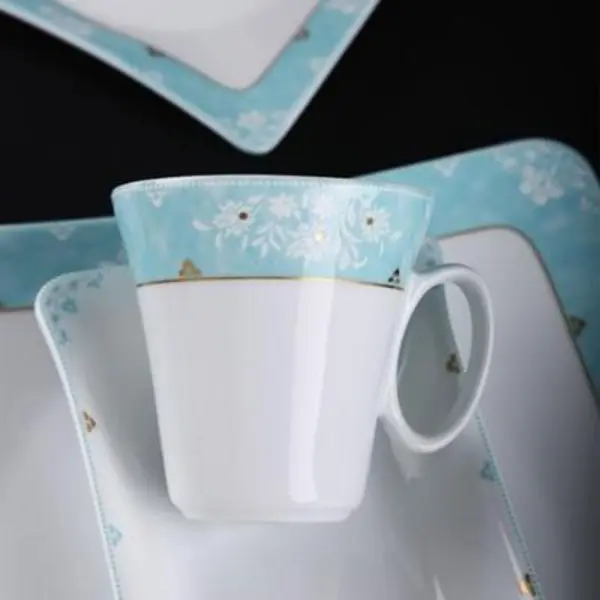 سرویس چای خوری 12 پارچه چینی زرین ایران سری ایتالیا اف مدل زرین درجه عالی Zarin Iran Porcelain Italy F Zarin Tea Set 12 Pieces Top Grade - 4