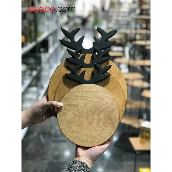 تخته سرو ۳ تایی گرد کد a-75 - 6