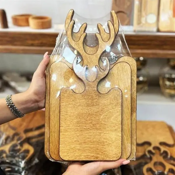 تخته سرو ۳ تایی گرد کد a-75 - 4