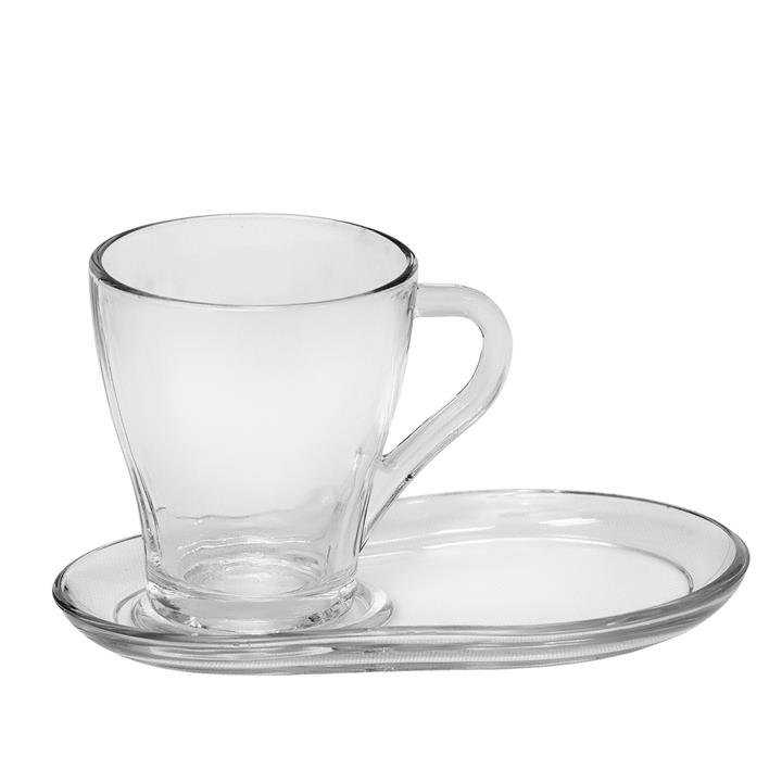 فنجان و نعلبکی  بلور کاوه مدل  Florance Kaveh CrystalFlorance Cup And Saucer