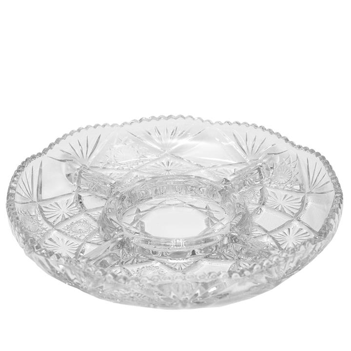 اردو خوری بلور کاوه مدل Larus Kaveh Crystal Larus Serving Dish