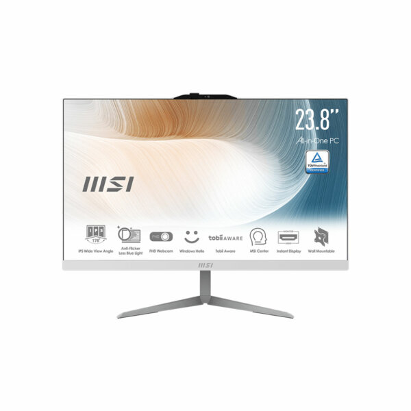 کامپیوتر همه کاره 23.8 اینچ MSI مدل Modern AM242TP 12M Msi Modern AM242TP 12M i7 1260P 16GB 500SSD INTEL