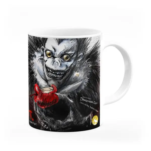 ماگ هومرو طرح انیمه دفتر مرگ Death Note مدل MG1477 - 2