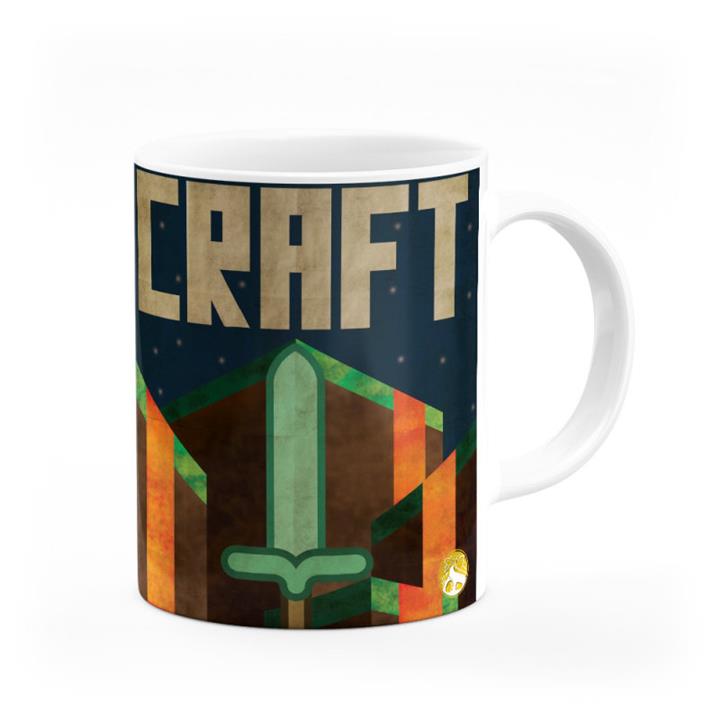 ماگ هومرو طرح ماینکرفت مدل MG1032 Hoomero Minecraft MG1032 Mug